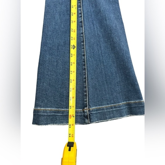 Ceros Women’s Distressed High Rise Flare Jeans - Picture 9 of 12